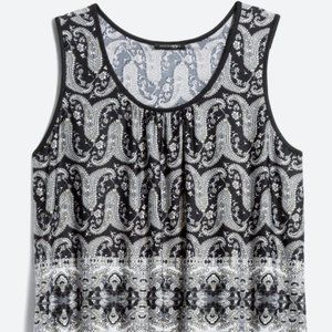 Papermoon Pepita Scoop Neck Knit Top